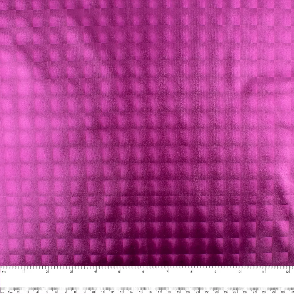 MARDI GRAS - Tissu pour déguisement - Carré - Rose