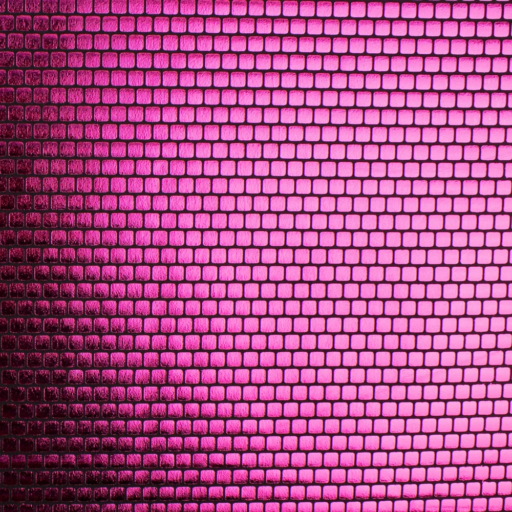 MARDI GRAS - Tissu pour déguisement - Cube - Rose