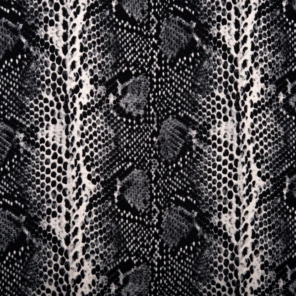 Tricot épais - MELLISA - Serpent - Noir