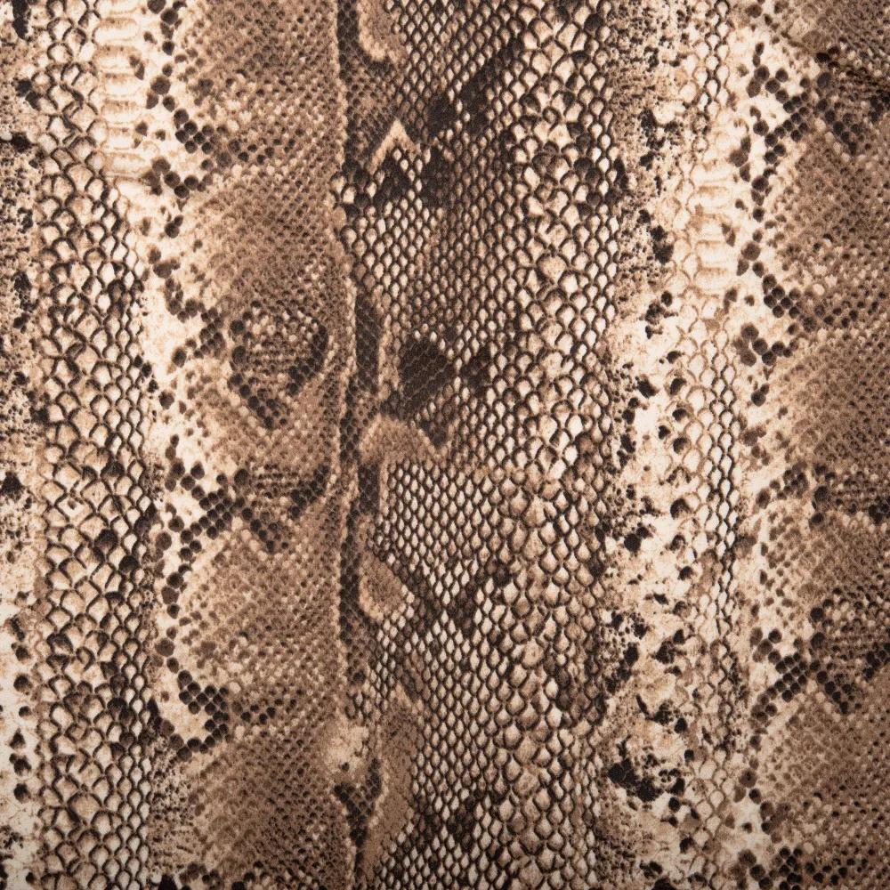 Tricot épais - MELLISA - Serpents - Brun