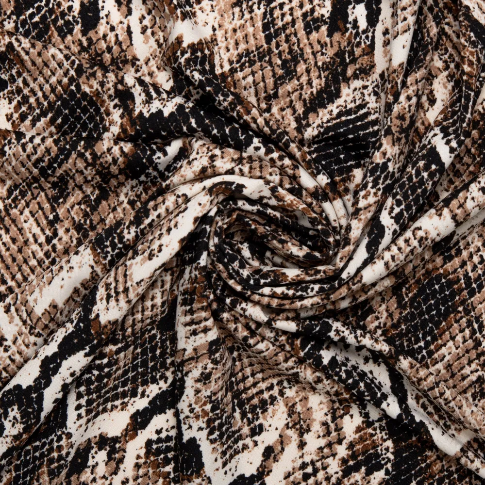 Tricot tendance - ROSALIE - Serpents - Noir