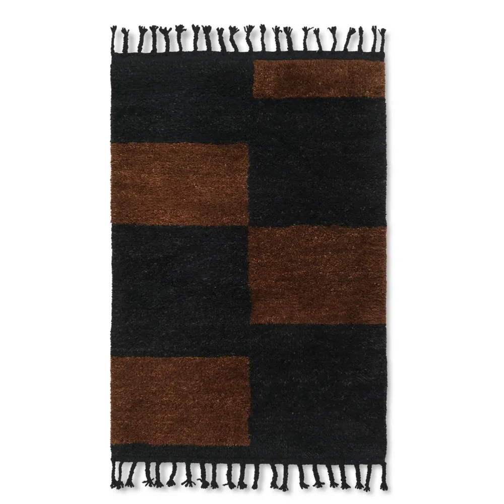 Tapis Mara Noir - Ferm Living
