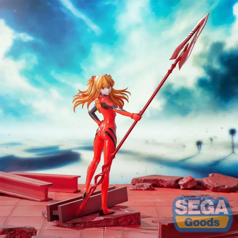 Evangelion : 3.0+1.0 - Thrice Upon Time - Figurine - Asuka Shikinami Langley - Spear Longinus - Luminasta