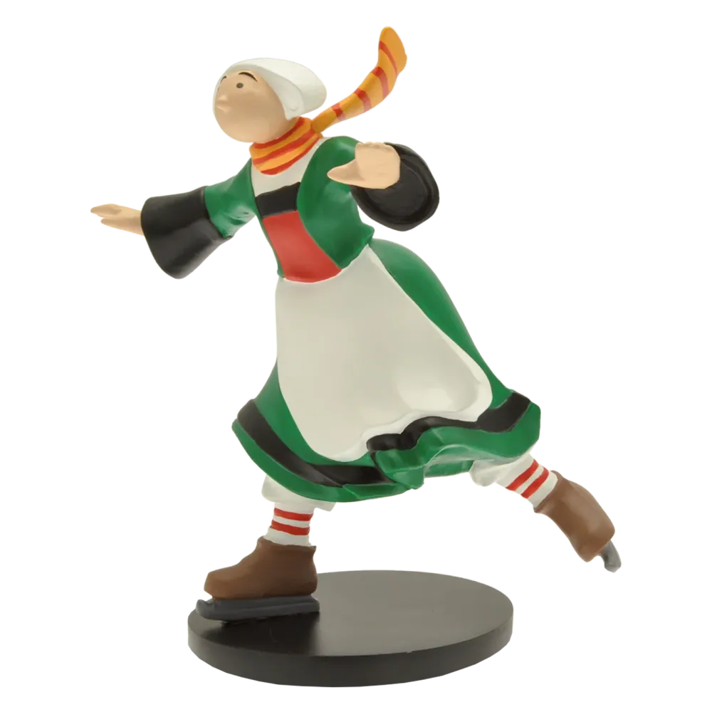 FIGURINE BÉCASSINE PATINEUSE