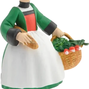FIGURINE BÉCASSINE DE RETOUR DE MARCHÉ