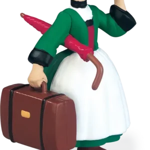 FIGURINE BÉCASSINE VALISE ET PARAPLUIE