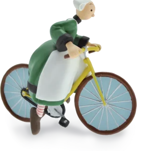 FIGURINE BÉCASSINE VÉLO