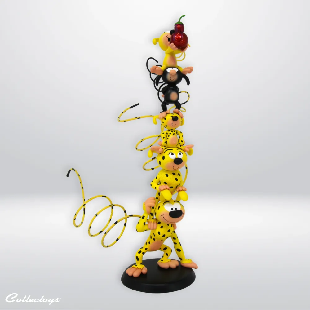 FIGURINE COLONNE MARSUPILAMI POLYCHROME