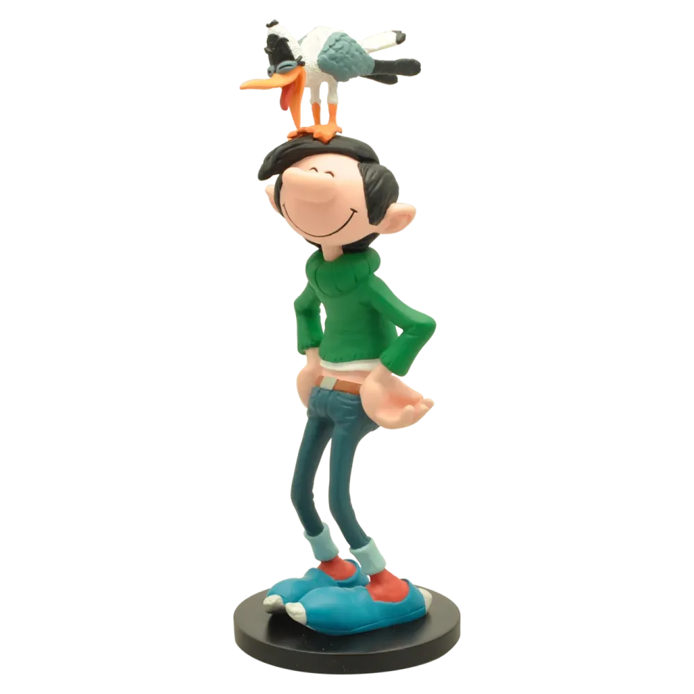 FIGURINE GASTON ET LA MOUETTE RIEUSE