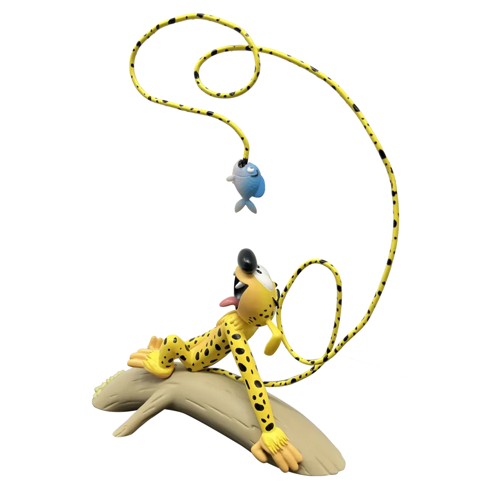 FIGURINE MARSUPILAMI ET LE PIRANHA