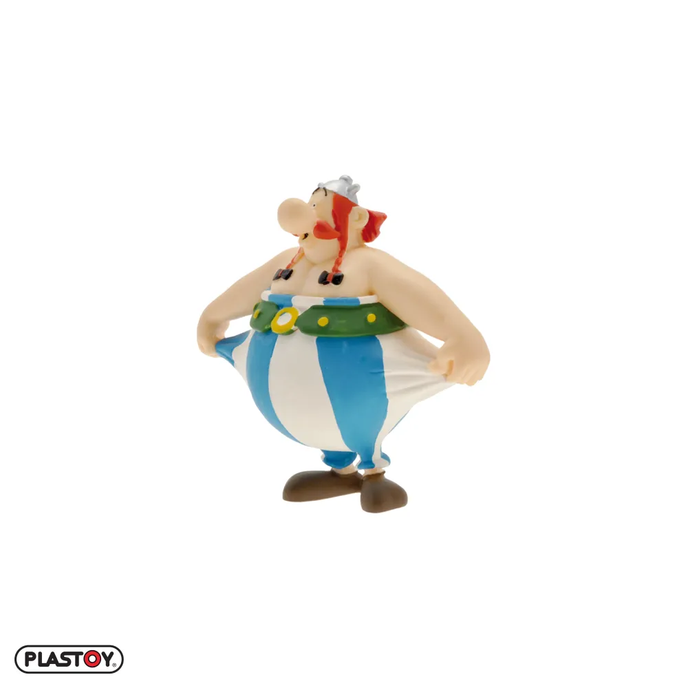 FIGURINE OBÉLIX TENANT SON PANTALON