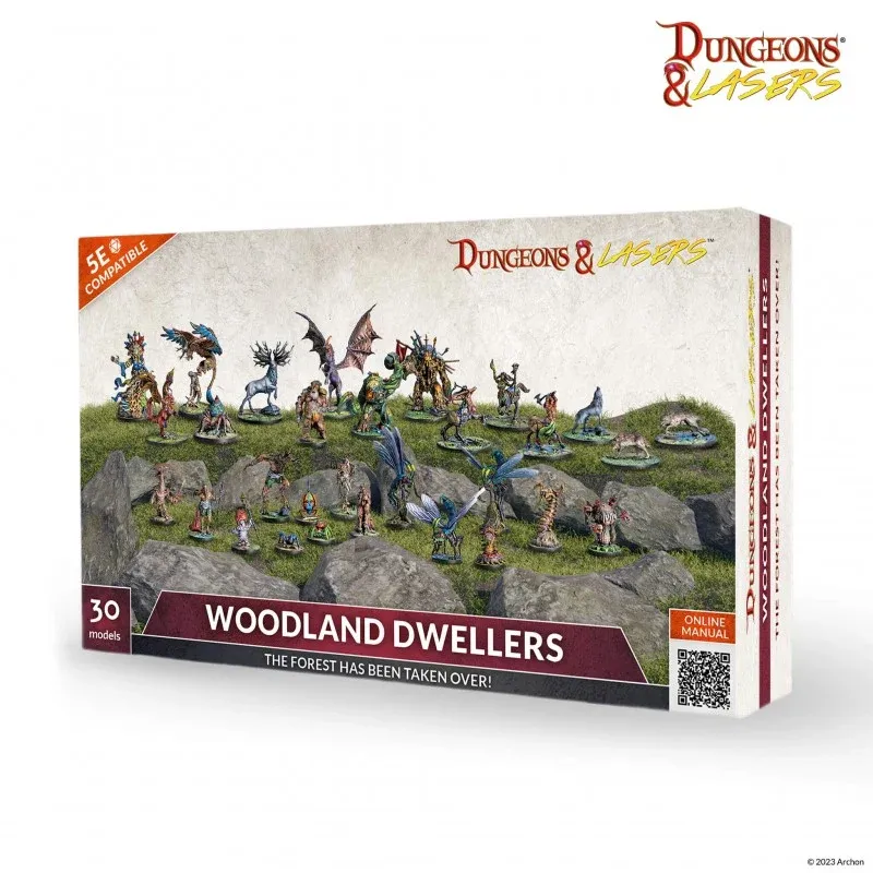 Dungeons & Lasers - Figurines - Woodland Dwellers