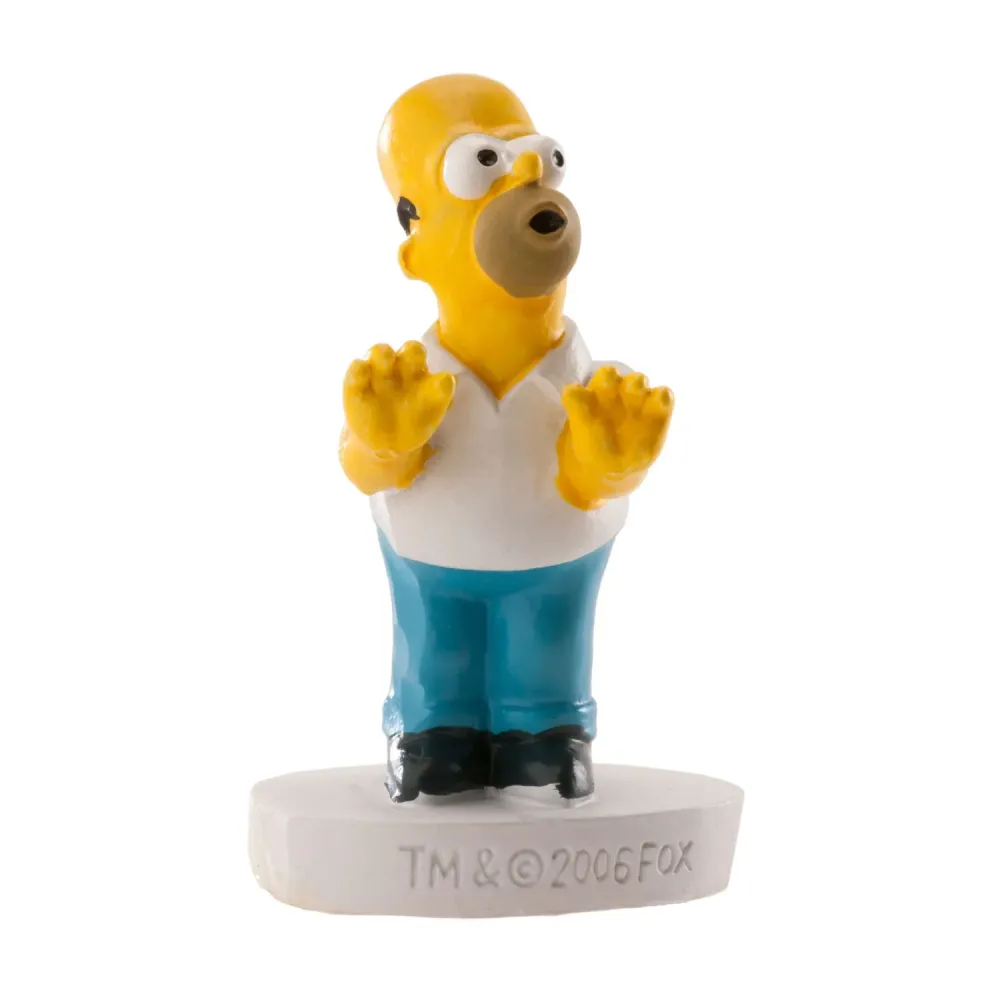 Décoration gâteau Simpson Homer 6cm Miss Popcake