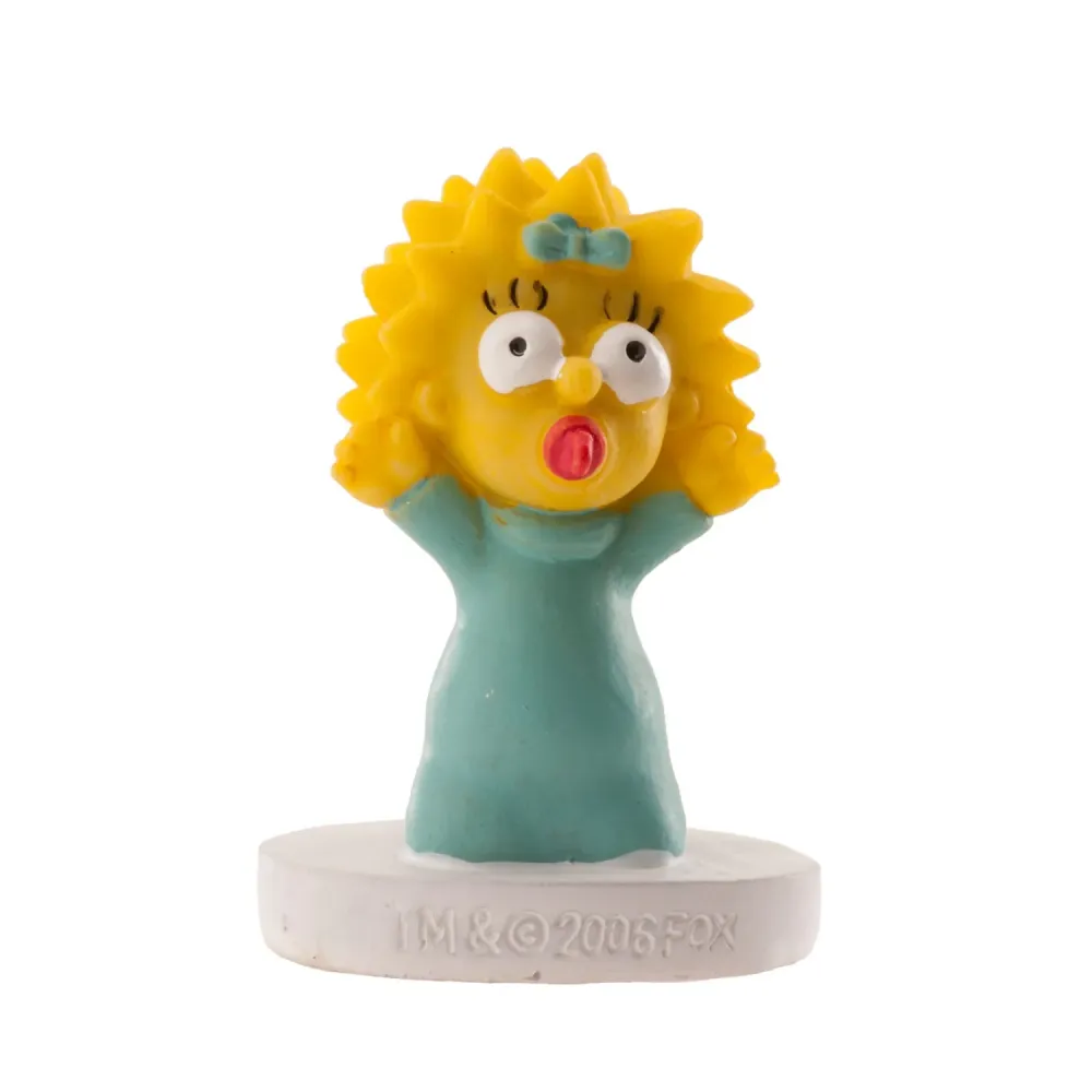 Décoration gâteau Simpson Maggie 6cm Miss Popcake