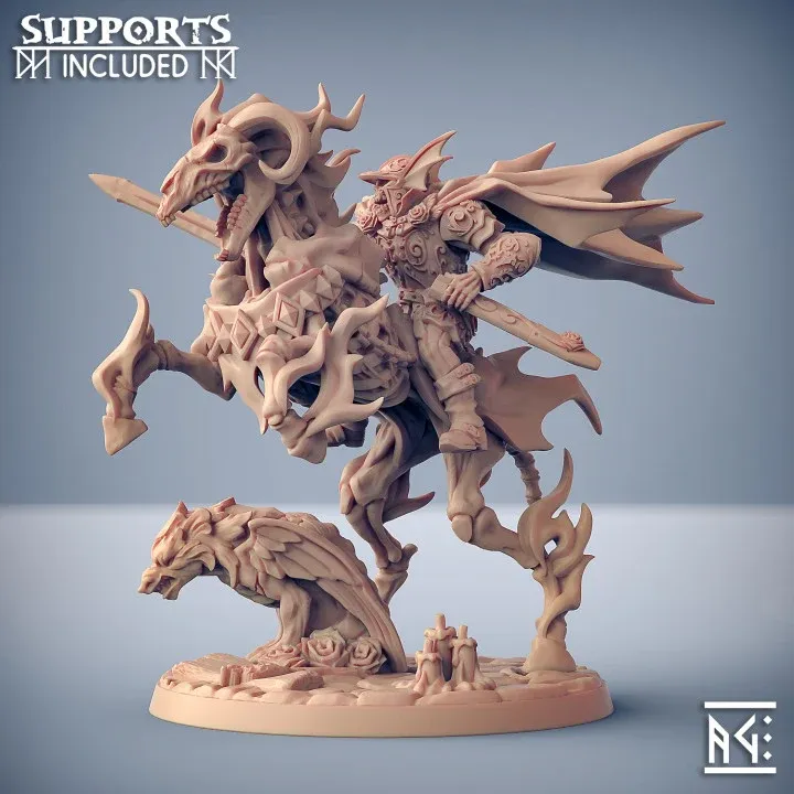 Harguul on Azekiel Nightmare - "Oldburg Fallen", artisan guild Salaise Print Studio
