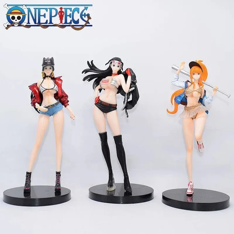 Figurine sexy et élégante de Boa Hancock, Nico Robin et Nami Tresors asiatiques