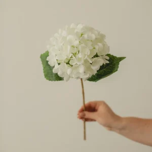 HYDRANGEA ARTIFICIEL Peach Eucalypt Co.