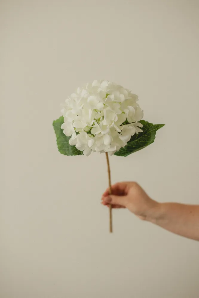 HYDRANGEA ARTIFICIEL Peach Eucalypt Co.