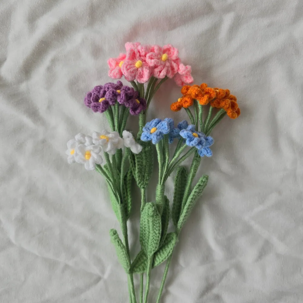 FORGET-ME-NOTS White made with april
