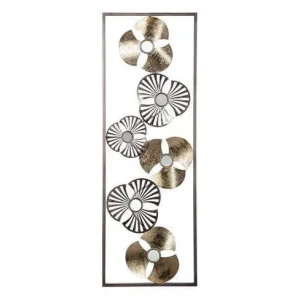 Déco murale "fleurs" en métal – Qualité & Prix chez Alpha55 – L’alliance parfaite entre style et utilité en Verre Cloche