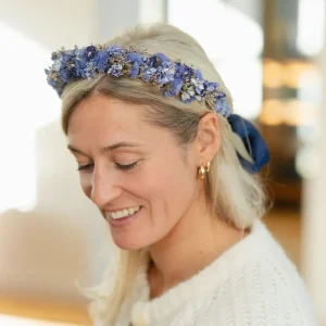 Couronne de tête en fleurs séchées pour cérémonie - Adulte - HOEDIC