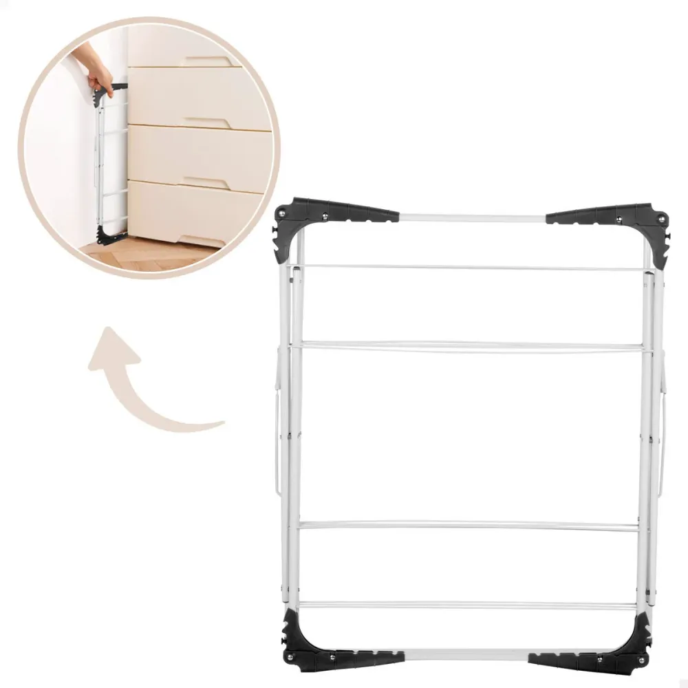 Corde à linge Max Home Métal 62 X 140 X 45 CM (2 Unités)
