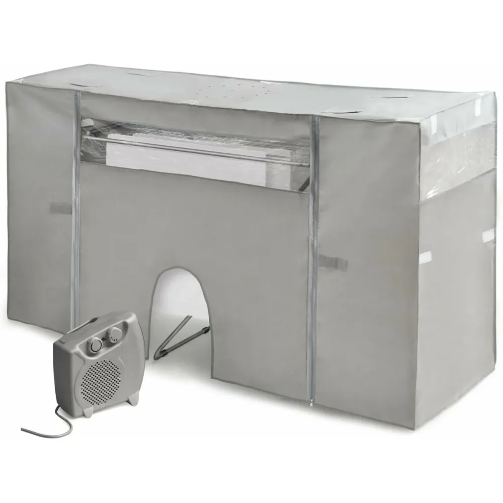 Housse pour étendoir avec chauffage Rayen 6175 Gris 180 x 56 x 106 cm