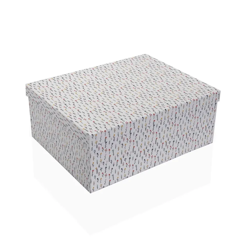 Jeu de Caisses de Rangement Empilables Versa Blume Carton 15 Pièces