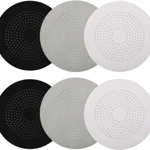 Lot de 6 filtres anti-cheveux en silicone pour évier de douche, accessoires de cuisine et de salle de bain