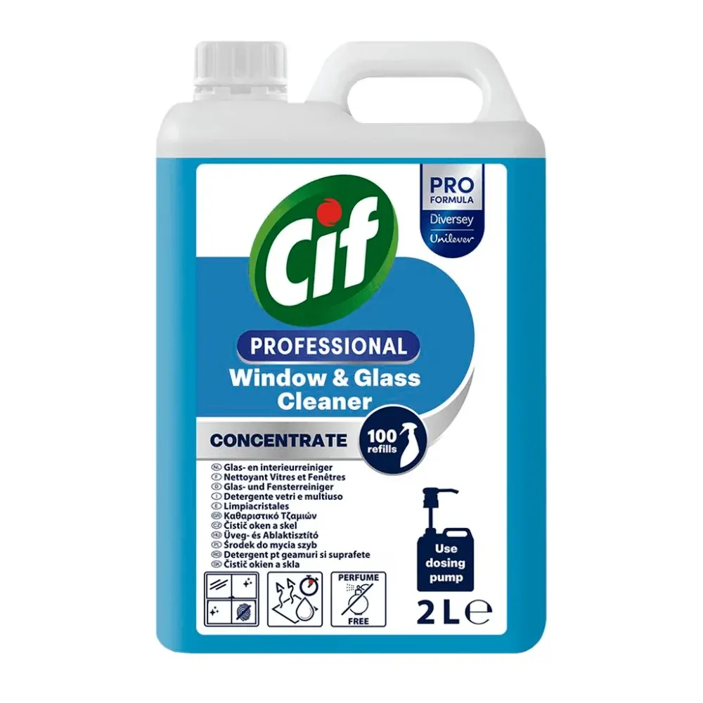Nettoyant pour vitres concentré professionnel Cif | Bidon (2 l)