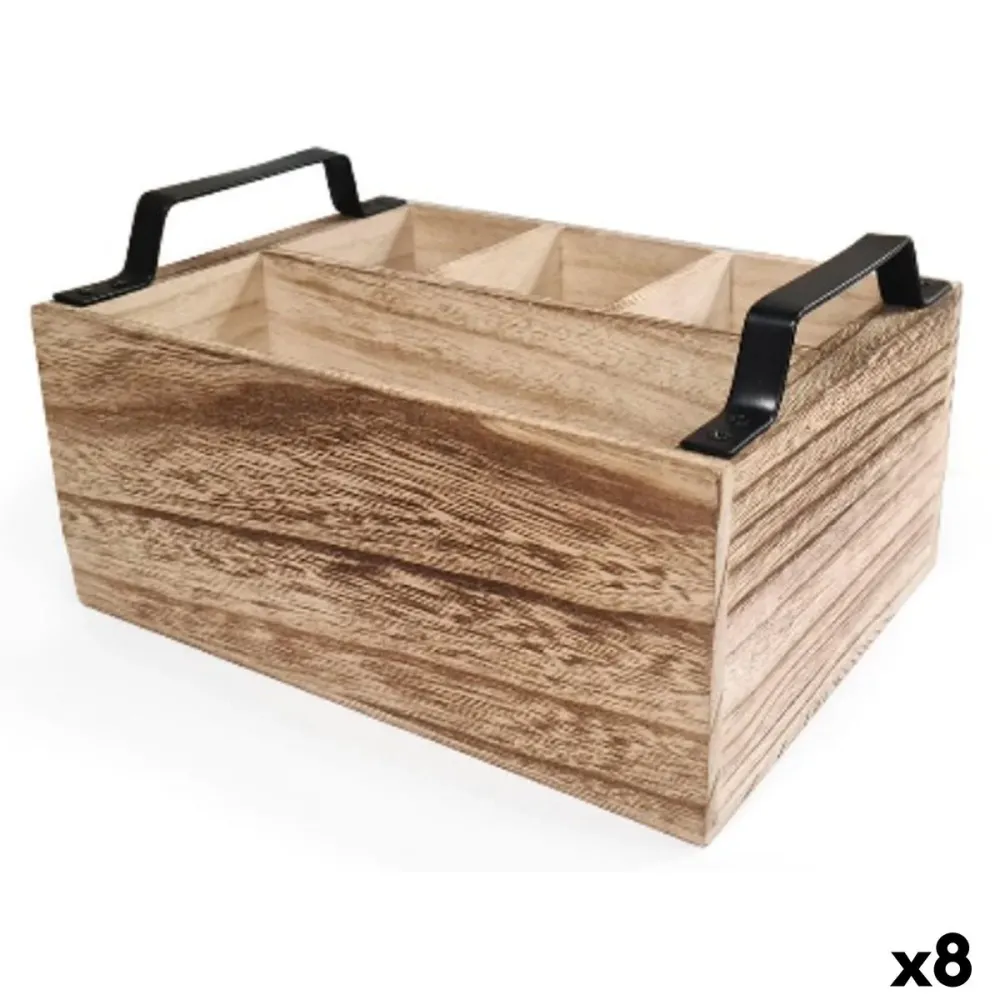 Organisateur polyvalent My Bar Bois 12,5 cm 23 x 16,8 x 10 cm (8 Unités)