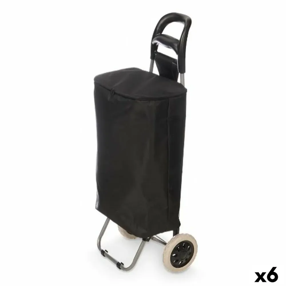 Panier à Courses Kinvara Noir 32 L 94 x 9 x 34,5 cm (6 Unités)