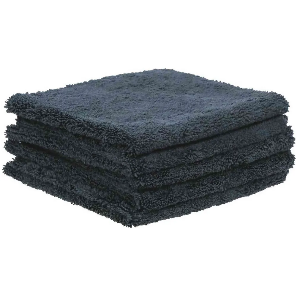 SACHET DE 5 MICROFIBRES LASER POLISH NOIR DE CARBONE 40X40CM