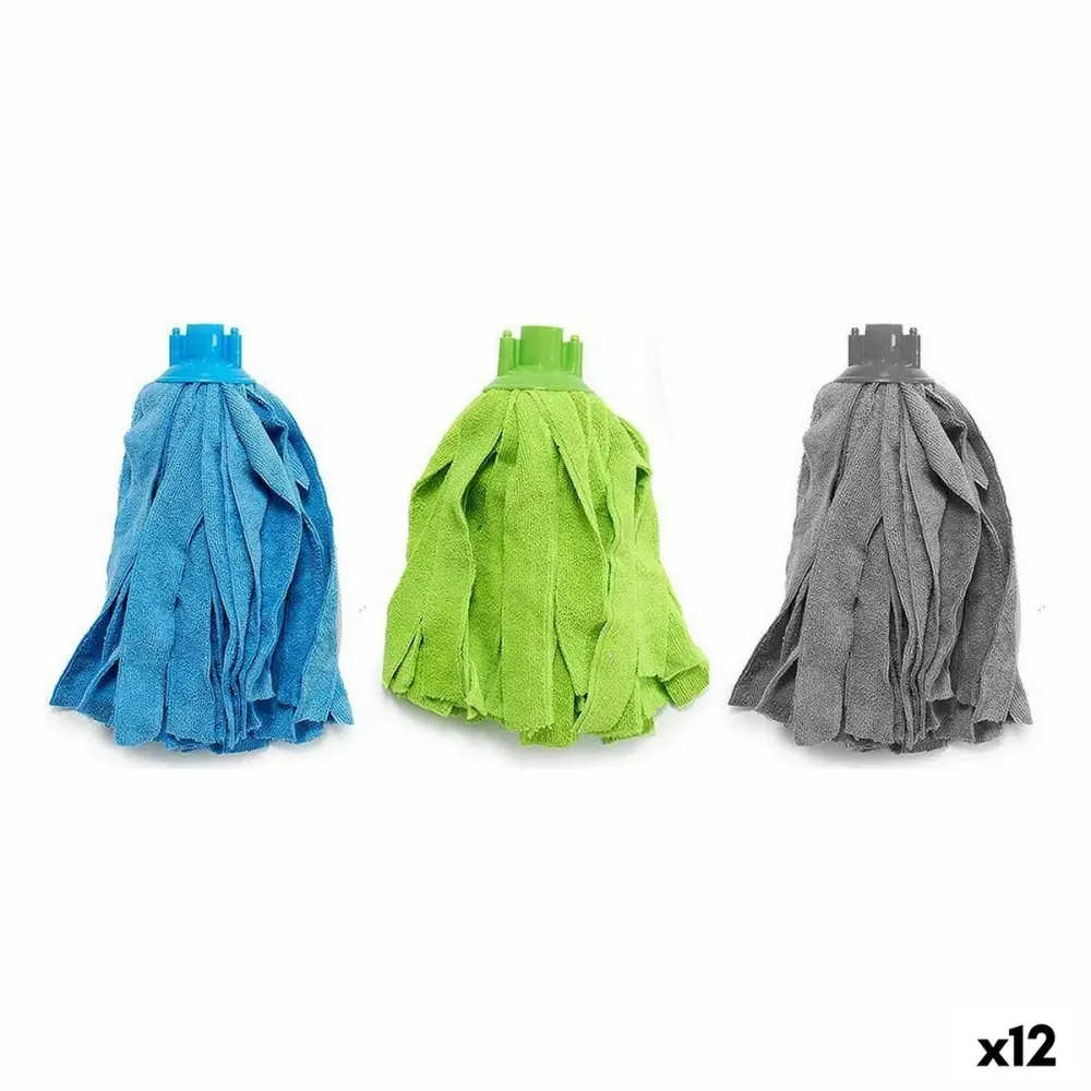 Serpillière Microfibre 9 x 30 x 9 cm (12 Unités)