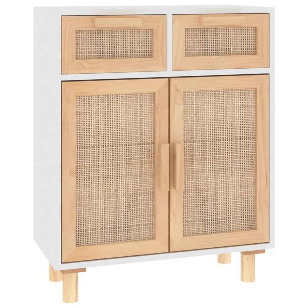 Buffet bahut commode armoire meuble de rangement organisateur cuisine salle de séjour salon 60 x 30 x 75 cm bois de pin ma...