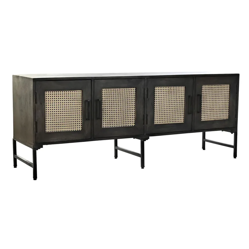 Buffet DKD Home Decor Marron Rotin Bois de manguier (155 x 40 x 61,5 c
