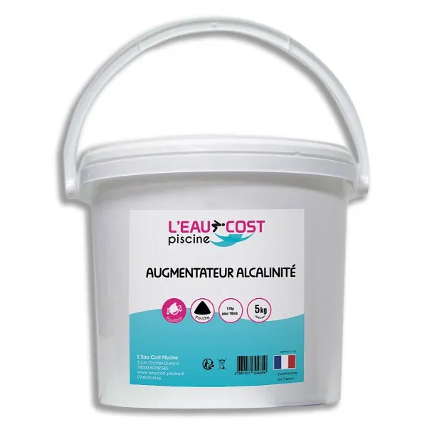 AUGMENTATEUR D'ALCALINITÉ TAC PLUS 5 KG - L'EAU COST PISCINE