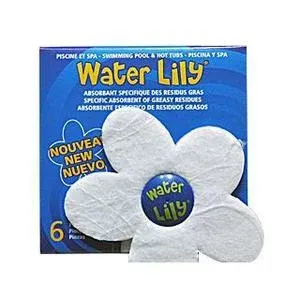 WATER LILY - BOITE DE 6 PIECES ABSORBANT DE CORPS GRAS