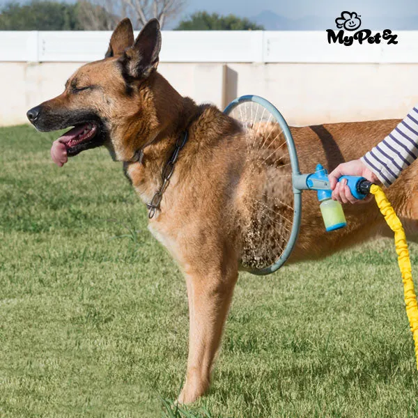 Anneau de lavage pour chien "'Hoop My Pet Wash"