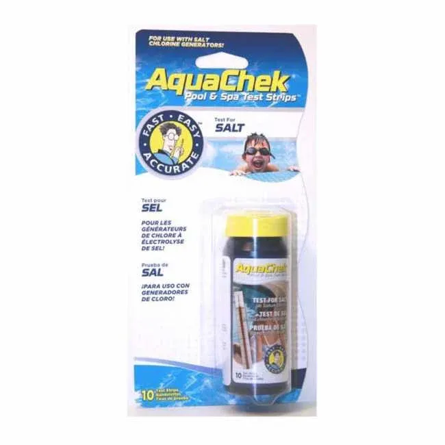 BANDELETTES D'ANALYSE SEL AQUACHECK BLANC