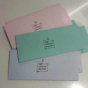 Enveloppes ensemencées avec logo - Botanical Paperworks
