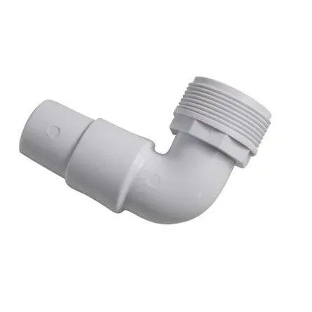 RACCORD EN COUDE ABS FILETÉ 1"1/2 - Ø 32 / 38 - HORS SOL