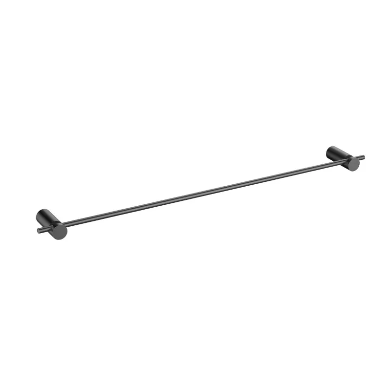 Imex - Porte-serviettes barre 40cm Time noir métal canon