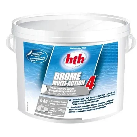 BROME MULTIFONCTION 4 ACTIONS PASTILLES 20 GR / 5 KG - HTH