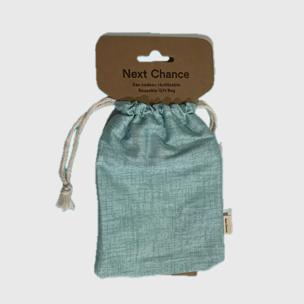 Petit Sac Cadeau - Next Chance- Bleu ciel