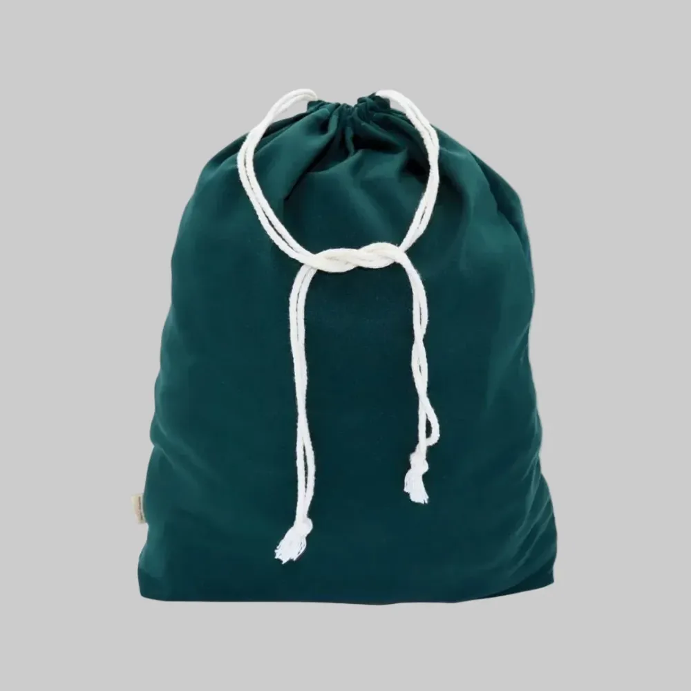Petit Sac Cadeau - Next Chance- velours vert êt