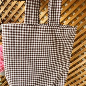 TOTE BAG VICHY CHOCOLATE