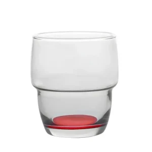 Goûter Léger Gobelet galata empliable 28,5 cl rouge (lot de 6)