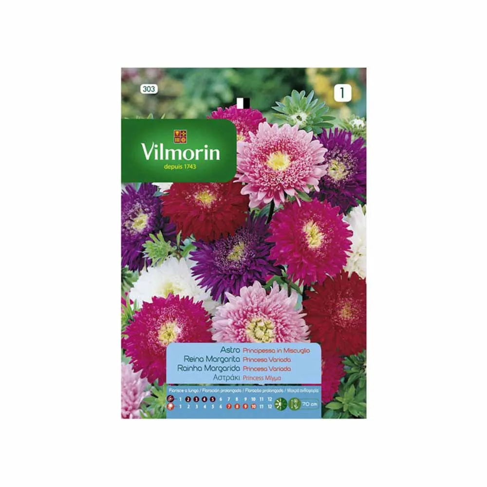 Semences Reine Marguerite Princesse 0,6gr VILMORIN