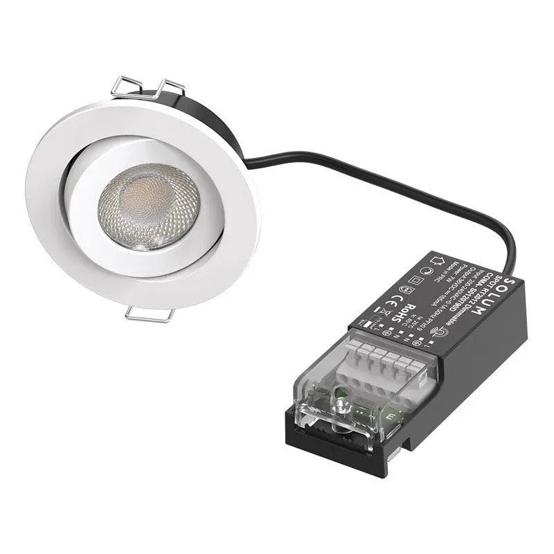Spot LED SOLUM COMA S0120790D orientable mince CCT 7W